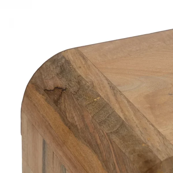 MESITA NATURAL MADERA DE MANGO 45 X 30 X 55 CM - Imagen 4