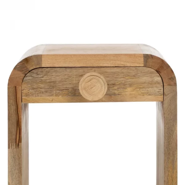 MESITA NATURAL MADERA DE MANGO 45 X 30 X 55 CM - Imagen 6