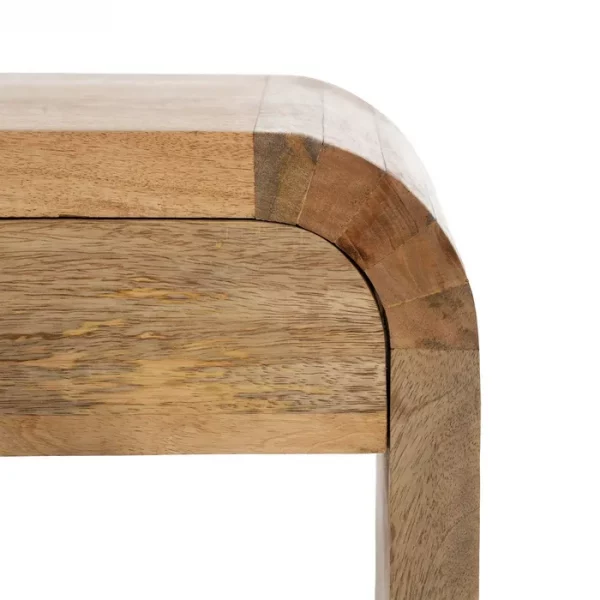 MESITA NATURAL MADERA DE MANGO 45 X 30 X 55 CM - Imagen 9