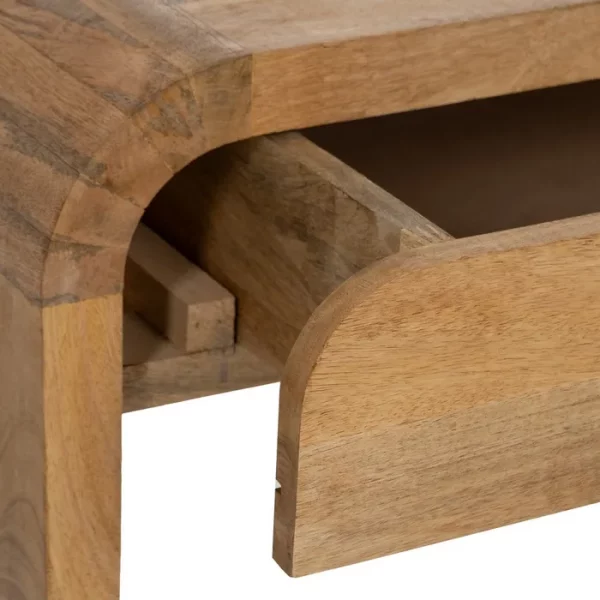 CONSOLA NATURAL MADERA DE MANGO 75 X 40 X 76 CM - Imagen 6
