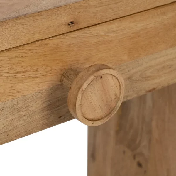 CONSOLA NATURAL MADERA DE MANGO 75 X 40 X 76 CM - Imagen 7