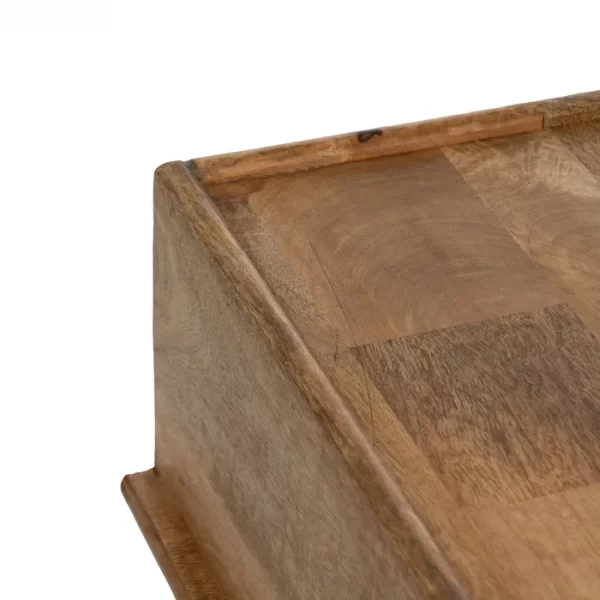 BANCO NATURAL MADERA DE MANGO 98 X 46 X 54 CM - Imagen 4