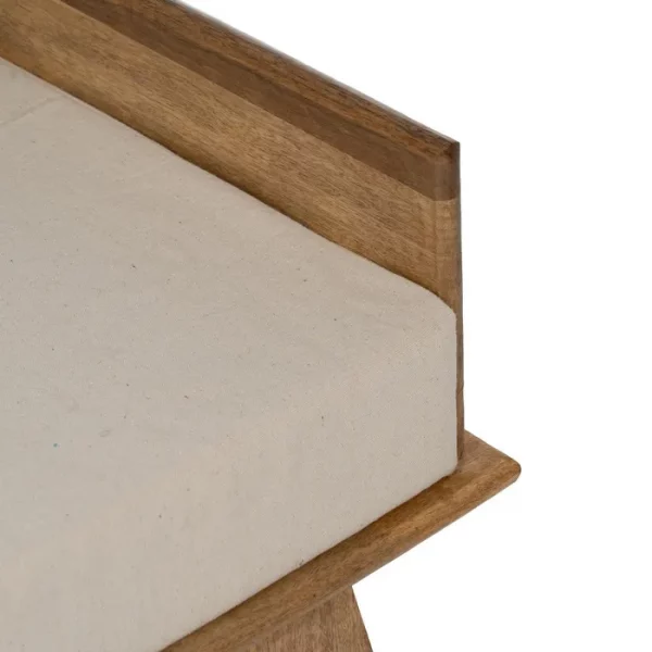 BANCO NATURAL MADERA DE MANGO 98 X 46 X 54 CM - Imagen 8