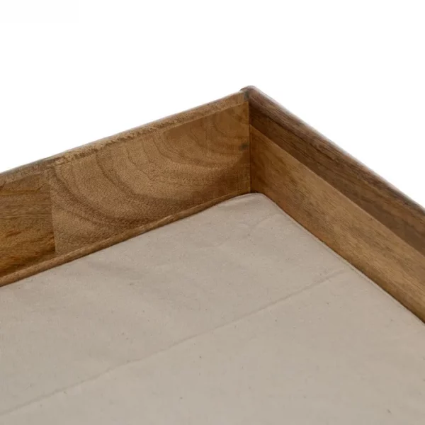 BANCO NATURAL MADERA DE MANGO 98 X 46 X 54 CM - Imagen 9