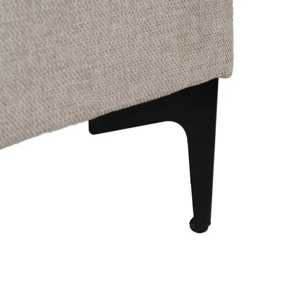 CAMA BEIGE TEJIDO DORMITORIO 192 X 214 X 95 CM - Imagen 10
