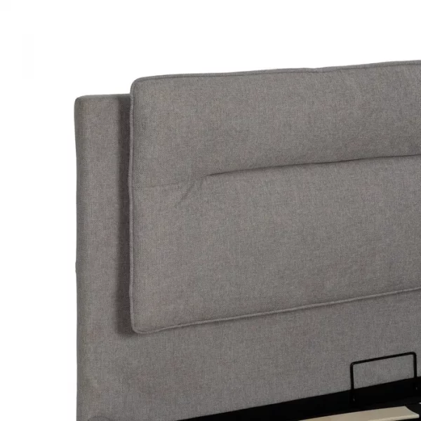 CAMA CANAPÉ GRIS TEJIDO DORMITORIO 164 X 214 X 110 CM - Imagen 5