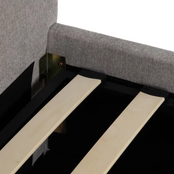 CAMA CANAPÉ GRIS TEJIDO DORMITORIO 164 X 214 X 110 CM - Imagen 10