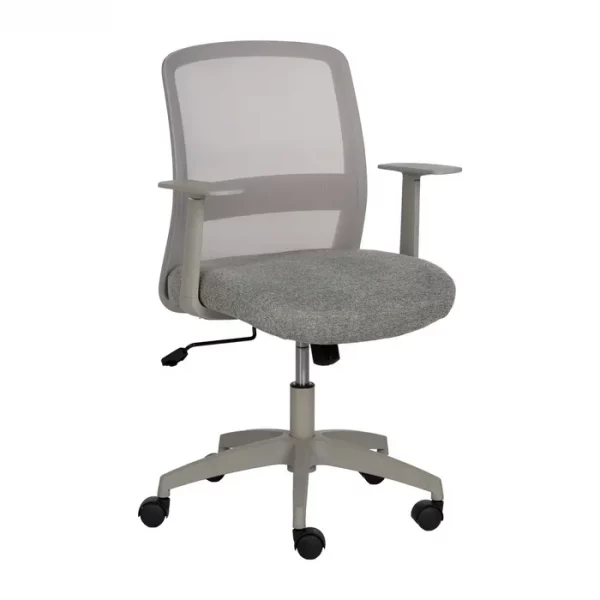 SILLA RUEDAS GRIS TEJIDO OFICINA 62 X 56 X 85,50 CM - Imagen 3