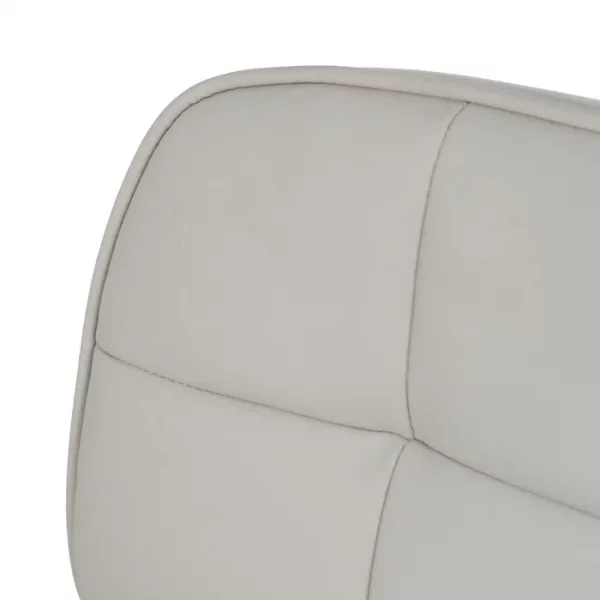 SILLA RUEDAS CREMA SIMIL PIEL OFICINA 57 X 60,50 X 85 CM - Imagen 8