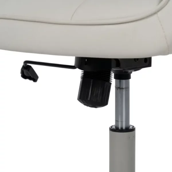 SILLA RUEDAS CREMA SIMIL PIEL OFICINA 57 X 60,50 X 85 CM - Imagen 11