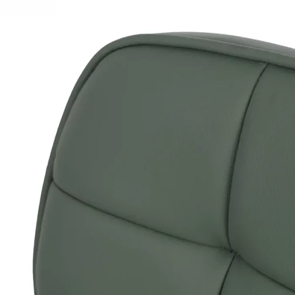 SILLA RUEDAS VERDE SIMIL PIEL OFICINA 57 X 60,50 X 85 CM - Imagen 8