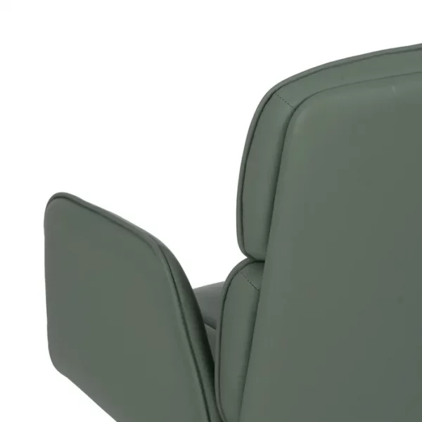 SILLA RUEDAS VERDE SIMIL PIEL OFICINA 57 X 60,50 X 85 CM - Imagen 10