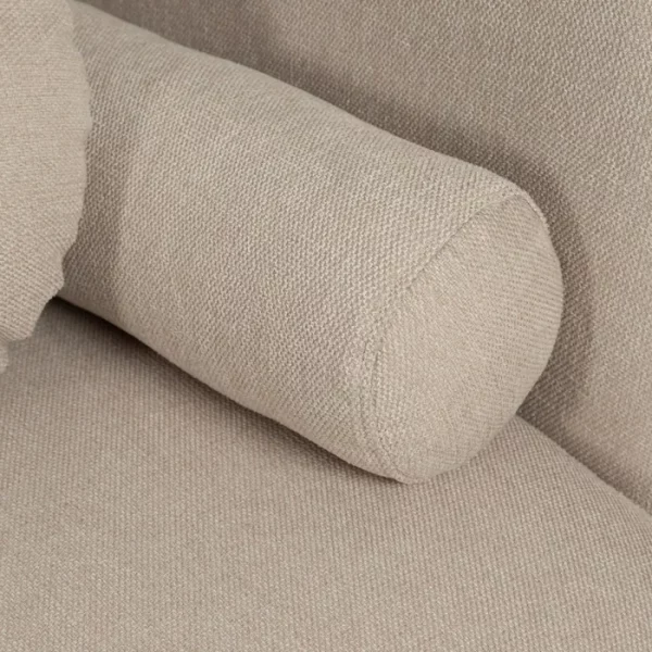 SOFÁ 2 PLAZAS BEIGE TEJIDO-MADERA 176 X 88 X 72 CM - Imagen 10