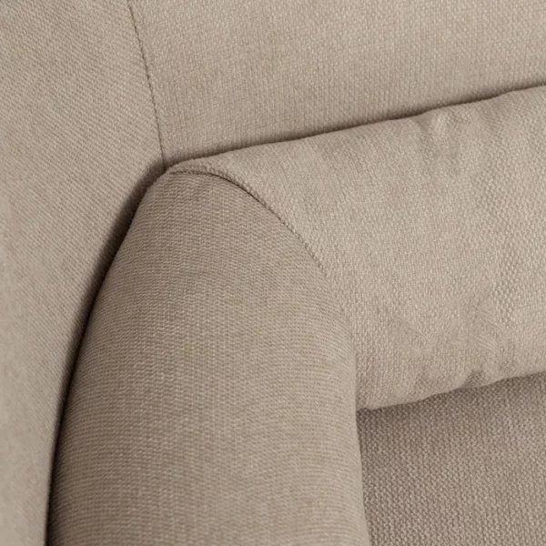 SOFÁ 2 PLAZAS BEIGE TEJIDO-MADERA 176 X 88 X 72 CM - Imagen 12