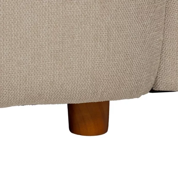 SOFÁ 2 PLAZAS BEIGE TEJIDO-MADERA 176 X 88 X 72 CM - Imagen 16