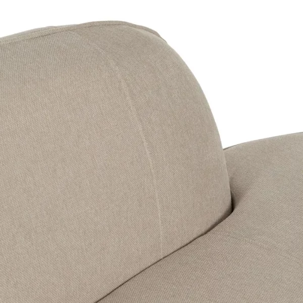 SOFÁ 3 PLAZAS BEIGE TEJIDO-MADERA 229 X 100 X 76 CM - Imagen 8