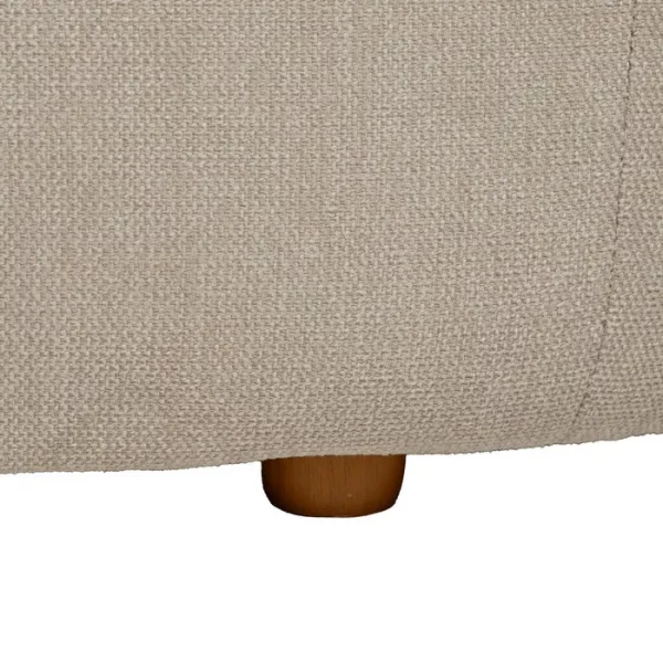 SOFÁ 3 PLAZAS BEIGE TEJIDO-MADERA 229 X 100 X 76 CM - Imagen 13