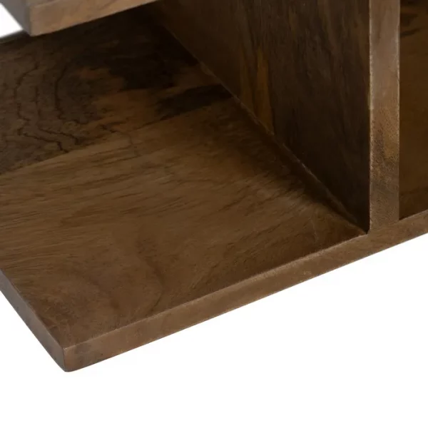 MESITA FLOTANTE MIEL MADERA DE MANGO 45 X 20 X 20 CM - Imagen 6