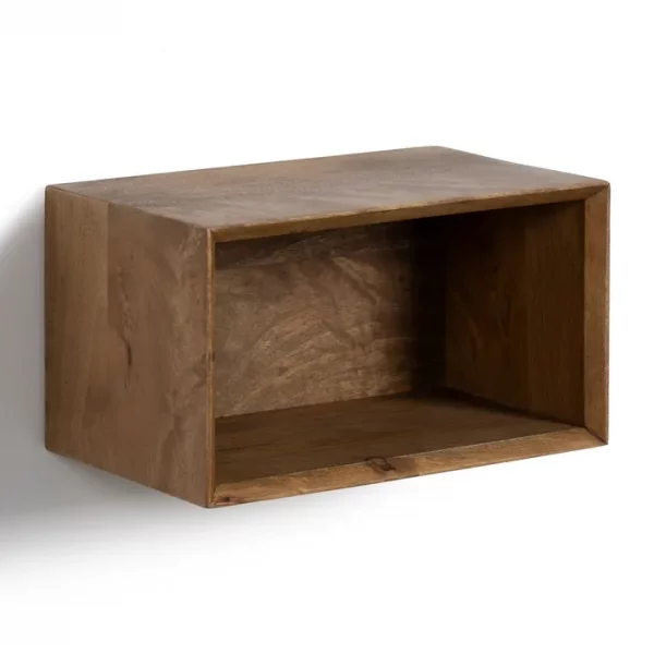 MESITA FLOTANTE MIEL MADERA DE MANGO 40,50 X 25 X 23 CM - Imagen 4