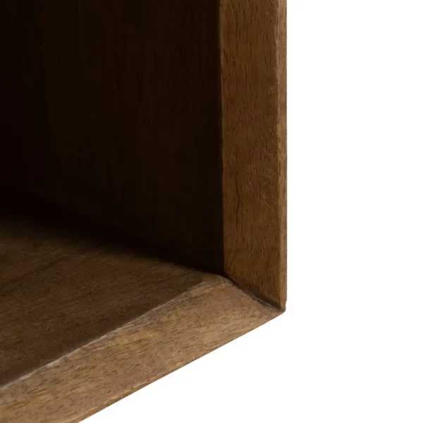 MESITA FLOTANTE MIEL MADERA DE MANGO 40,50 X 25 X 23 CM - Imagen 5