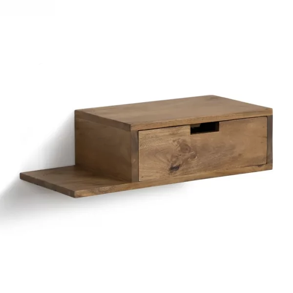 S/2 MESITAS FLOTANTE MIEL 55 X 25 X 15 CM - Imagen 4