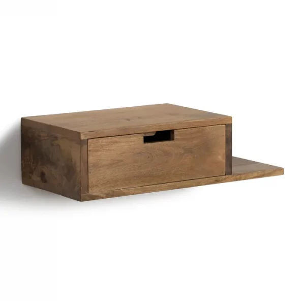 S/2 MESITAS FLOTANTE MIEL 55 X 25 X 15 CM - Imagen 5