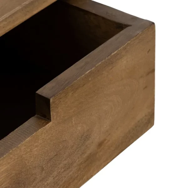 S/2 MESITAS FLOTANTE MIEL 55 X 25 X 15 CM - Imagen 7