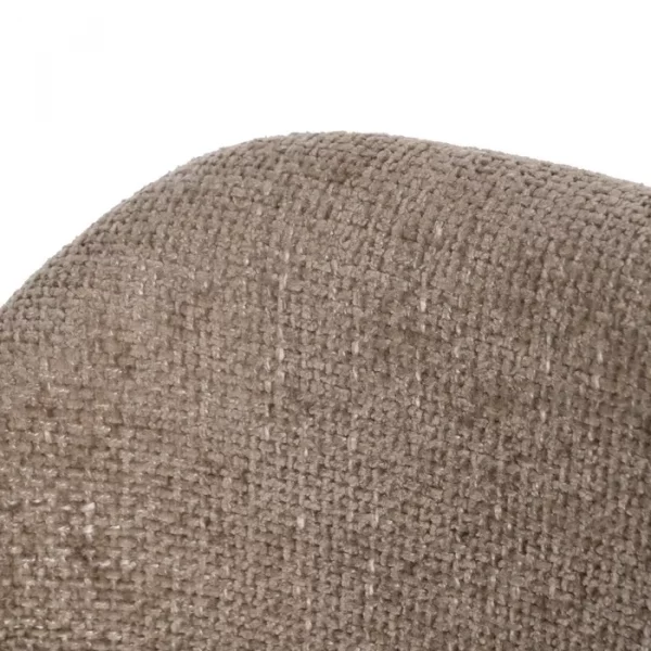 SILLA BEIGE-MARRÓN TEJIDO-MADERA 51 X 55 X 75 CM - Imagen 8