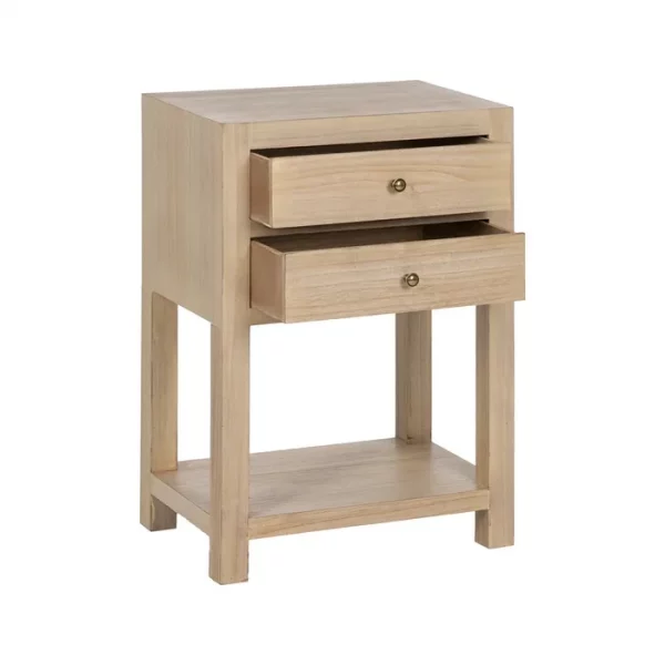 MESITA NATURAL DM-MADERA 45 X 30 X 66 CM - Imagen 3