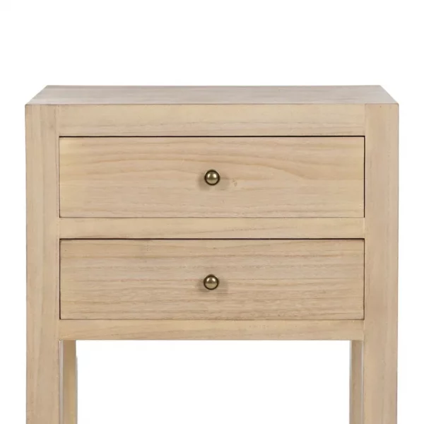 MESITA NATURAL DM-MADERA 45 X 30 X 66 CM - Imagen 5
