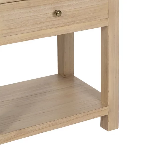 MESITA NATURAL DM-MADERA 45 X 30 X 66 CM - Imagen 8