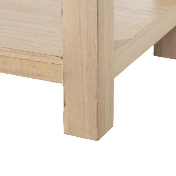 MESITA NATURAL DM-MADERA 45 X 30 X 66 CM - Imagen 10