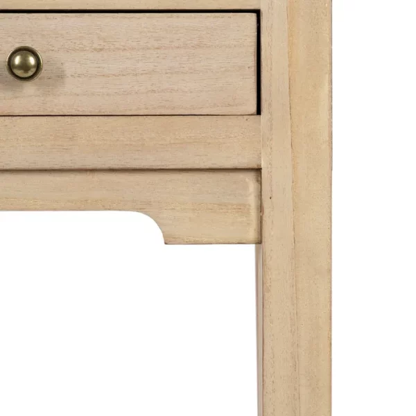 CONSOLA NATURAL DM-MADERA 63 X 26 X 85 CM - Imagen 8