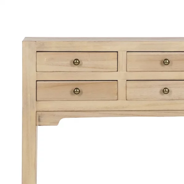 CONSOLA NATURAL DM-MADERA 85 X 26 X 85 CM - Imagen 5