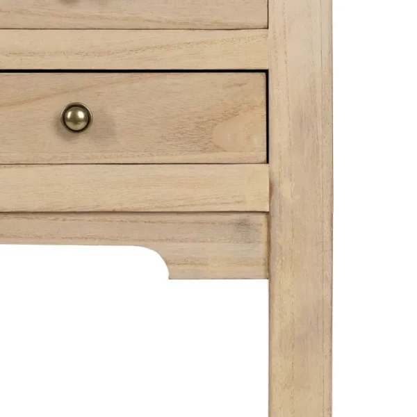 CONSOLA NATURAL DM-MADERA 85 X 26 X 85 CM - Imagen 8