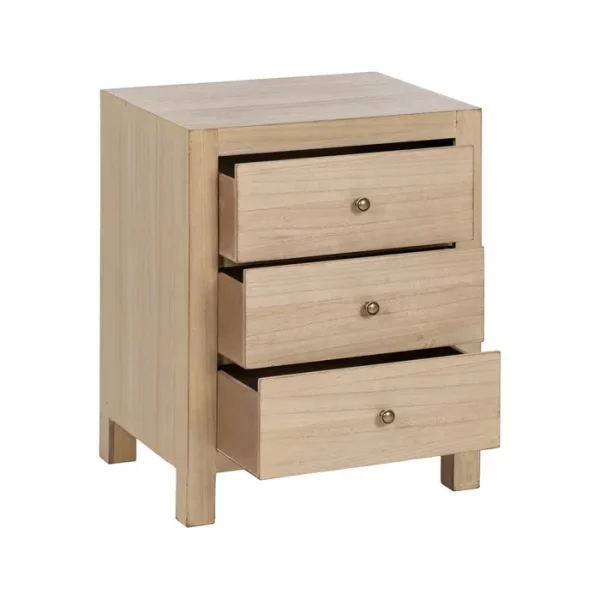MESITA NATURAL DM-MADERA 43 X 34 X 55 CM - Imagen 3