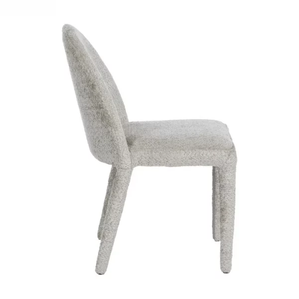 SILLA BEIGE TEJIDO-METAL 47 X 61,50 X 85 CM - Imagen 3