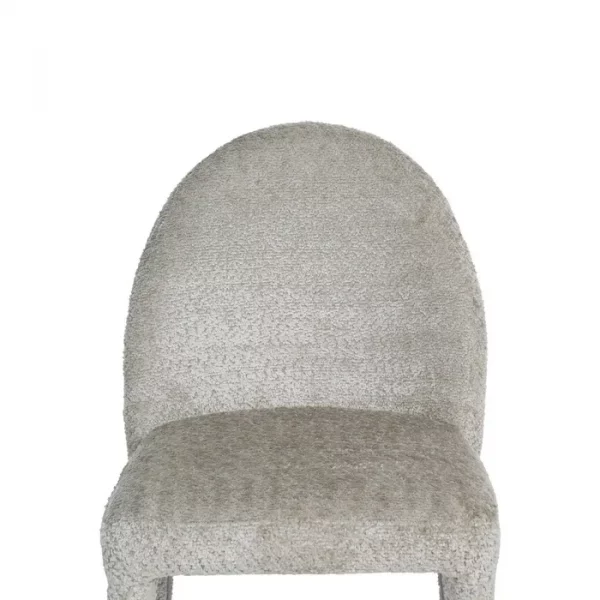 SILLA BEIGE TEJIDO-METAL 47 X 61,50 X 85 CM - Imagen 5