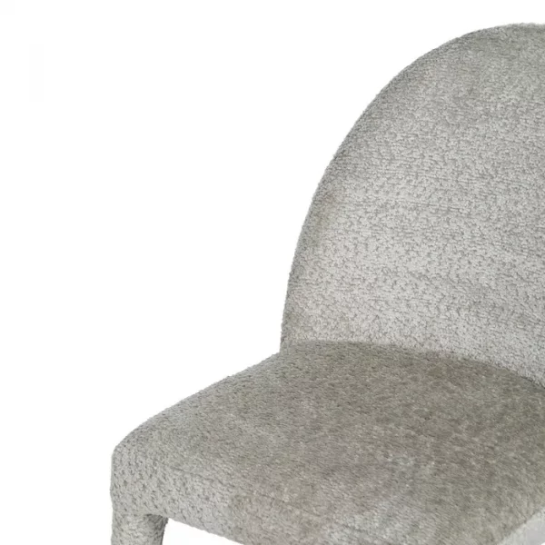 SILLA BEIGE TEJIDO-METAL 47 X 61,50 X 85 CM - Imagen 6