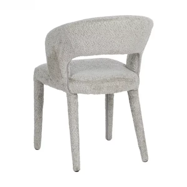 SILLA BEIGE TEJIDO-METAL 55 X 60 X 80 CM - Imagen 5