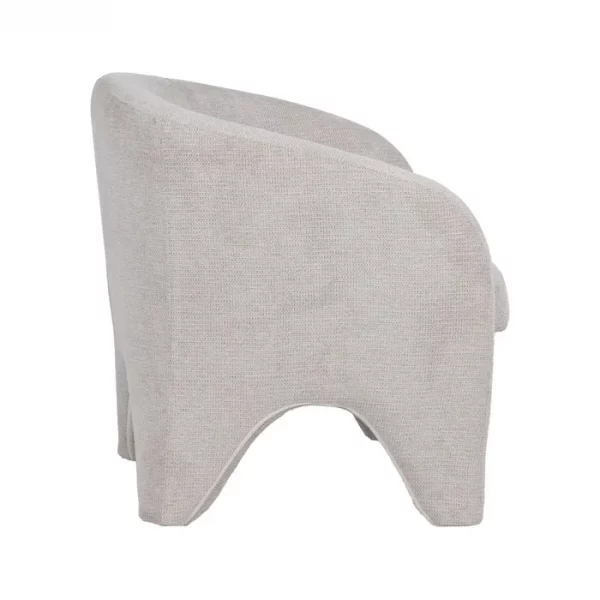 SILLÓN BEIGE TEJIDO SALÓN 74 X 73 X 75 CM - Imagen 3