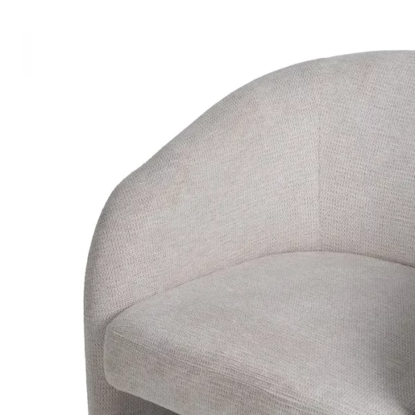 SILLÓN BEIGE TEJIDO SALÓN 74 X 73 X 75 CM - Imagen 6