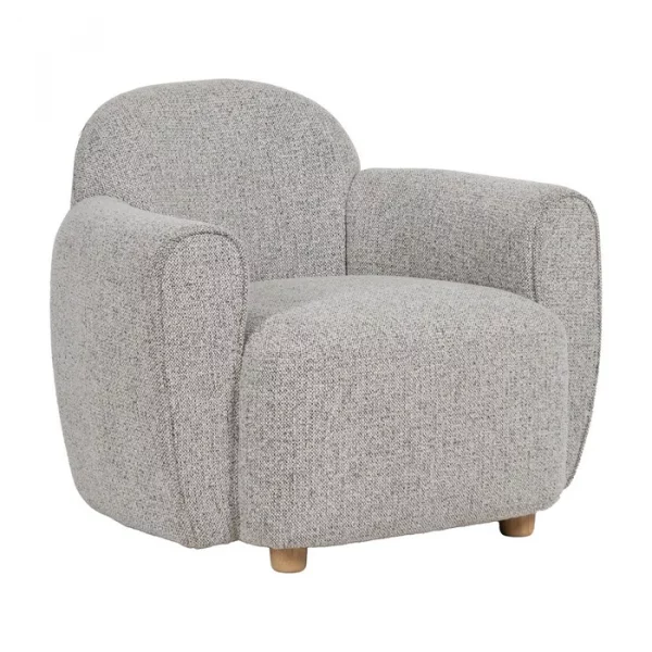 SILLÓN JASPEADO TEJIDO SALÓN 90 X 81 X 67 CM - Imagen 3