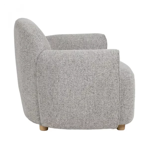 SILLÓN JASPEADO TEJIDO SALÓN 90 X 81 X 67 CM - Imagen 4