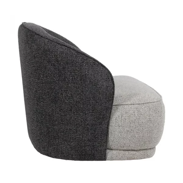 SILLÓN BICOLOR TEJIDO SALÓN 78 X 81 X 74 CM - Imagen 3