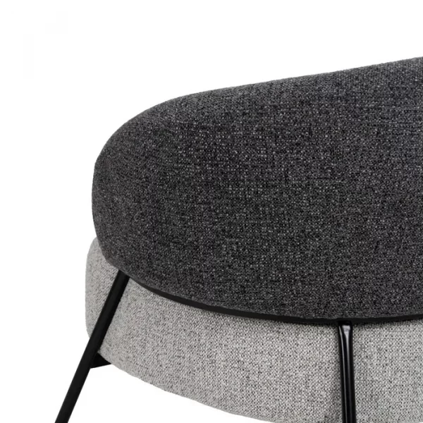 SILLÓN BICOLOR TEJIDO-METAL SALÓN 85 X 81 X 73 CM - Imagen 9