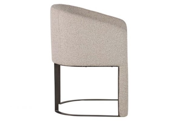 BUTACA CHENILLA METAL DORADO TACOMA 60x59x83 CM - Imagen 5