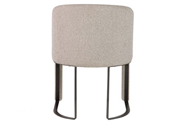 BUTACA CHENILLA METAL DORADO TACOMA 60x59x83 CM - Imagen 3