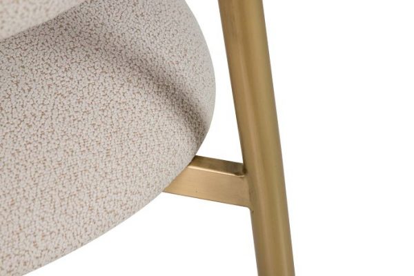 SILLA CHENILLA ACERO INOXIDABLE LECCE 54x57x81 CM - Imagen 6