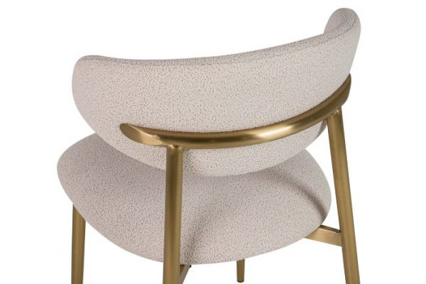 SILLA CHENILLA ACERO INOXIDABLE LECCE 54x57x81 CM - Imagen 4
